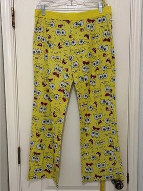 Girls SpongeBob SquarePants Wide Leg Size Extra Large Pajama Pants